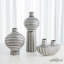 Vase Colbert - noir / blanc-860439709