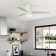 52" Brunner 3 - Blade Low Profile Ceiling Fan With LED Light Kit And Pull Chain