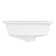 Nantucket Sinks Great Point 15.5'' Glazed Vitreous China Rectangular Bathroom Sink with Overflow