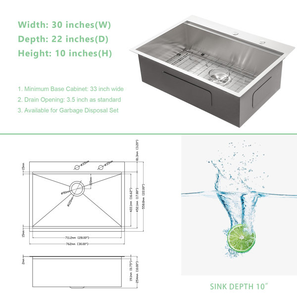 Dimensions du produit