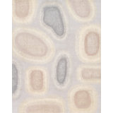 Hand Knotted Abstract Area Rug in Beige/Blue