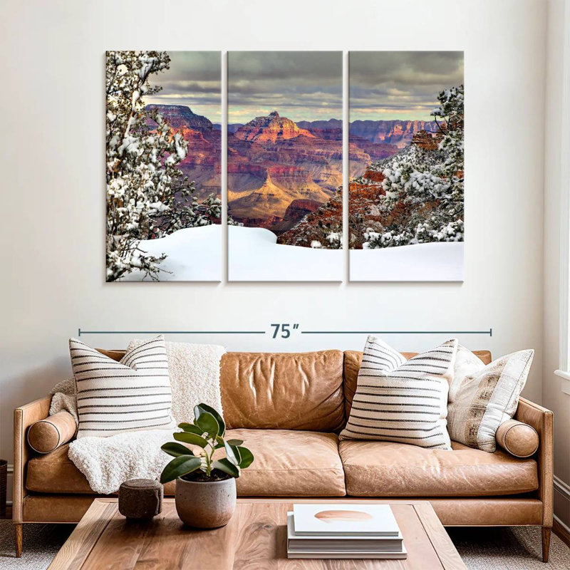 Alvord Snowy Grand Canyon I, H 42 po x l 65 po