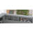Wooden Full Size DayBed with Twin Size Trundle, DayBed with Storage Shelf and USB Charging Ports,Grey-125878709-125878708