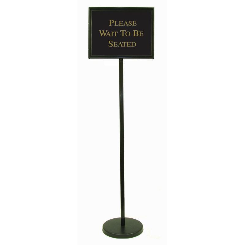Le support d'annuaire The Réalisateur, Noir, H 54 po x l 15,25 po x P 1,13po