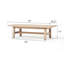 Patio Mediterranean Style Acacia Wood Dining Table-99411821