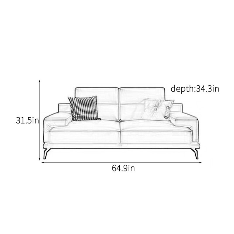 Italian modern comfortable office sofa