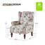 Fauteuil d'appoint à oreilles Anndi-92567632
