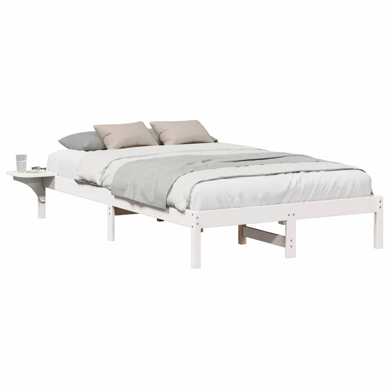 Takiera Bed, Small Double (4'), White