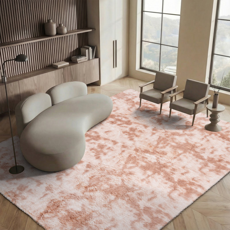 Zuriana Shag Performance Abstract Rug, Rectangle 8' x 10'