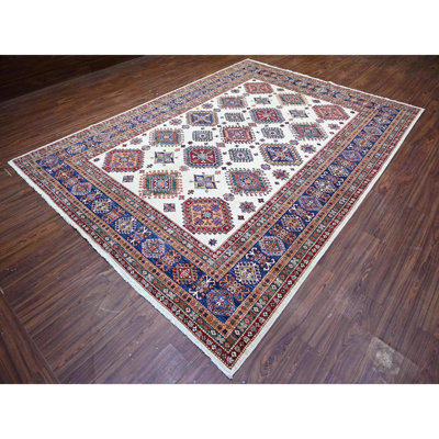 Zharyah One-of-a-Kind 8'4" X 11'5" New Age Wool Area Rug Ivory