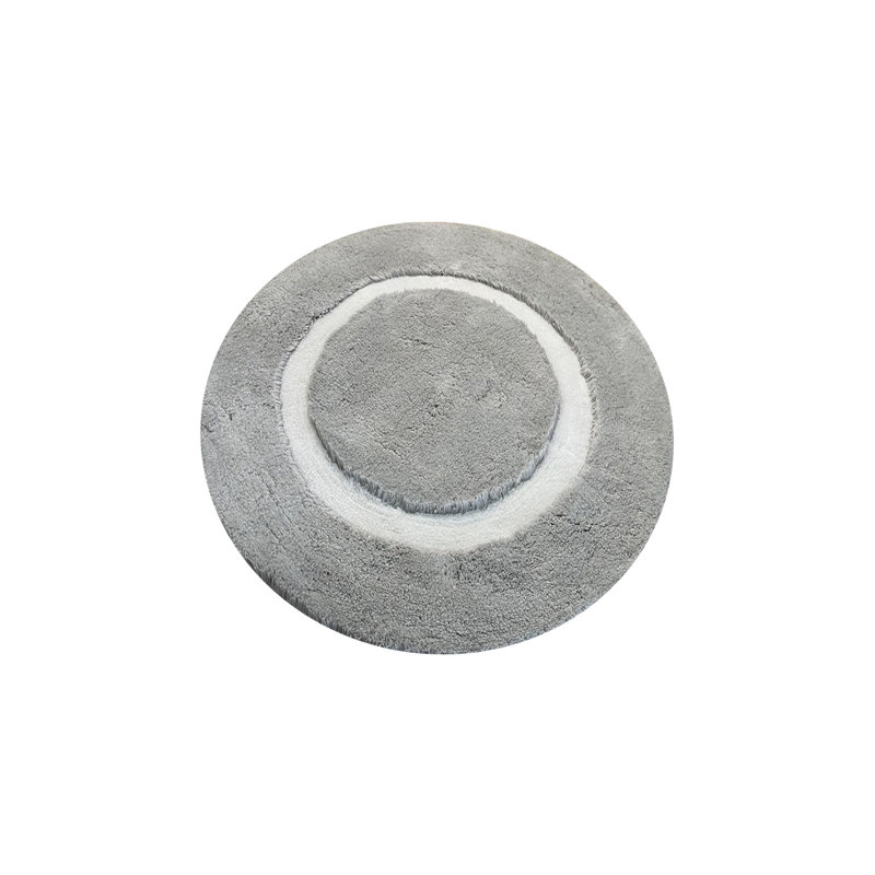 Alon Plastic / Acrylic Non-Slip Bath Mat, Grey/White