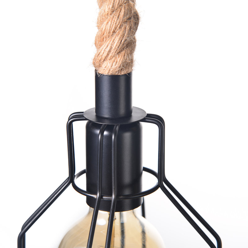 Ackler 6 - Light Natural Geometric Pendant