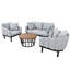 Ensemble de conversation 4 pièces Luxury Modern Luxury-1782144635