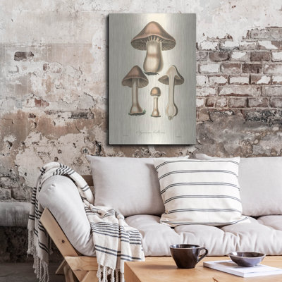  «Agaricus Bullosus» par Art Licensing Studio, art mural en métal, 24 po x 36 po