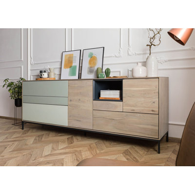 Chicago 240cm Solid Wood Sideboard