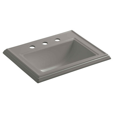 Memoirs® Rectangular Drop-In Bathroom Sink with Overflow