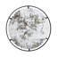 Miroir de conception industrielle, miroir rond avec cadre en métal