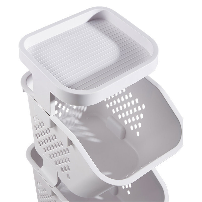 Plastic Laundry Basket with Handles