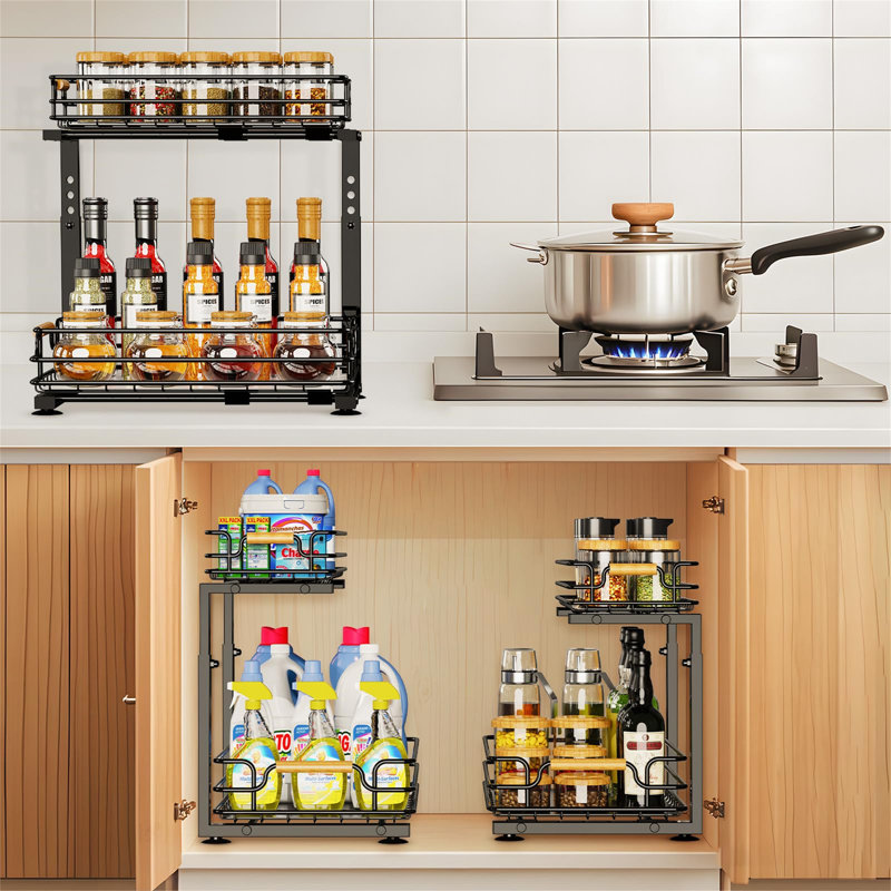 Stainless Steel Under Sink Organiser
