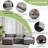 Praylow 120" W Modular U-Shaped Sectional Sofa with Two Ottomans -1629724751