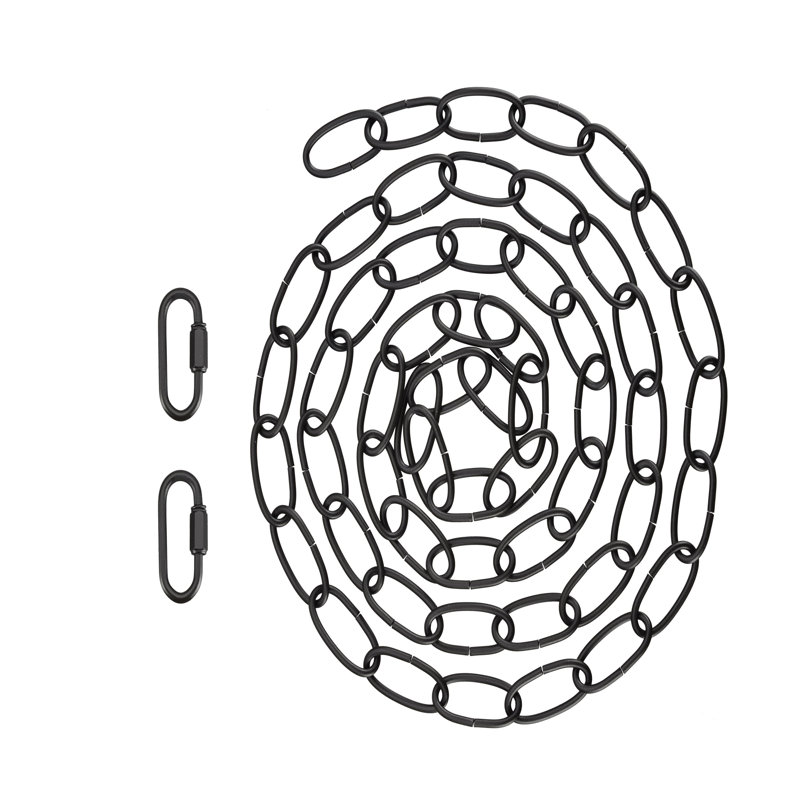 Heavy Duty Chain, Black, 72" H x 0.75" W x 0.75" D