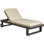 Chaise longue inclinable avec coussins 79 po Michael Weiss Montecito
