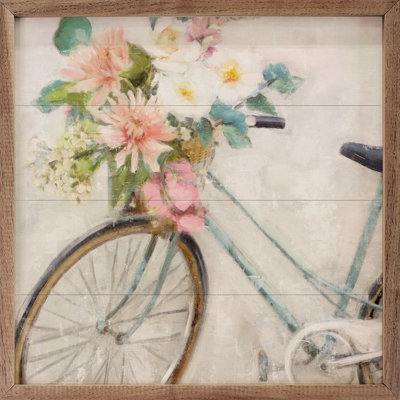 " Flower Bike 1 Blue " by Nina Blue