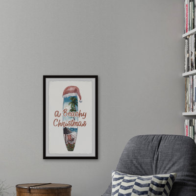 Christmas On The Beach - Single Picture Frame Painting