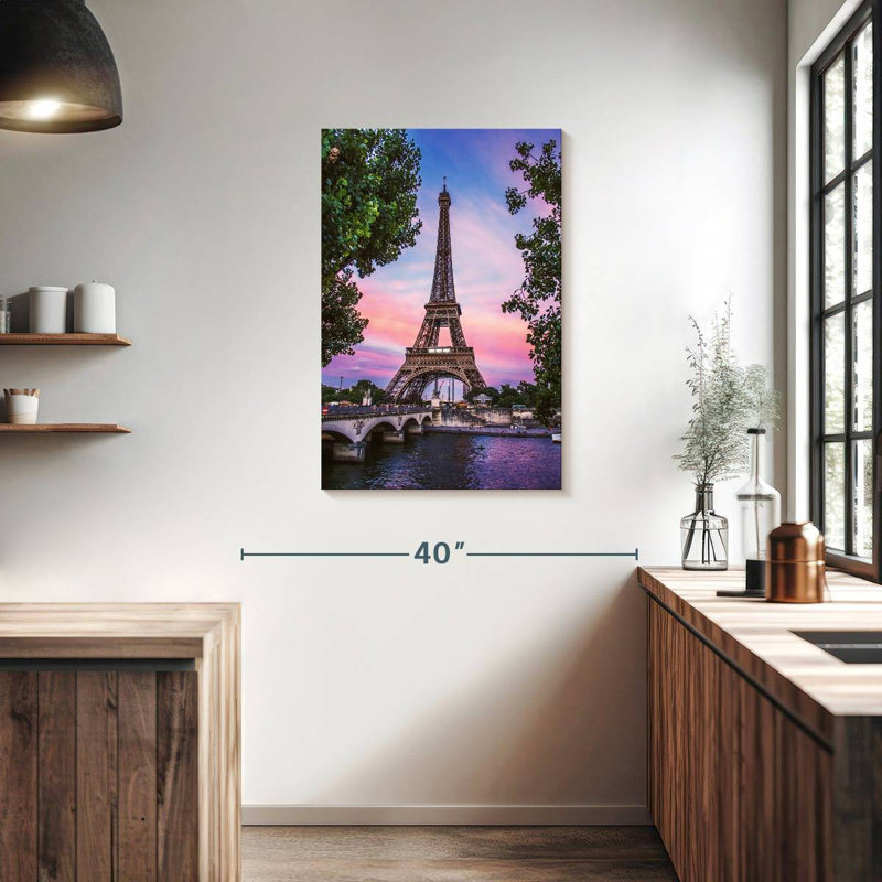 Aime, Tour Eiffel emblématique de Paris, H 39 po x l 26 po