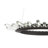 Ella LED Wagon Wheel Chandelier