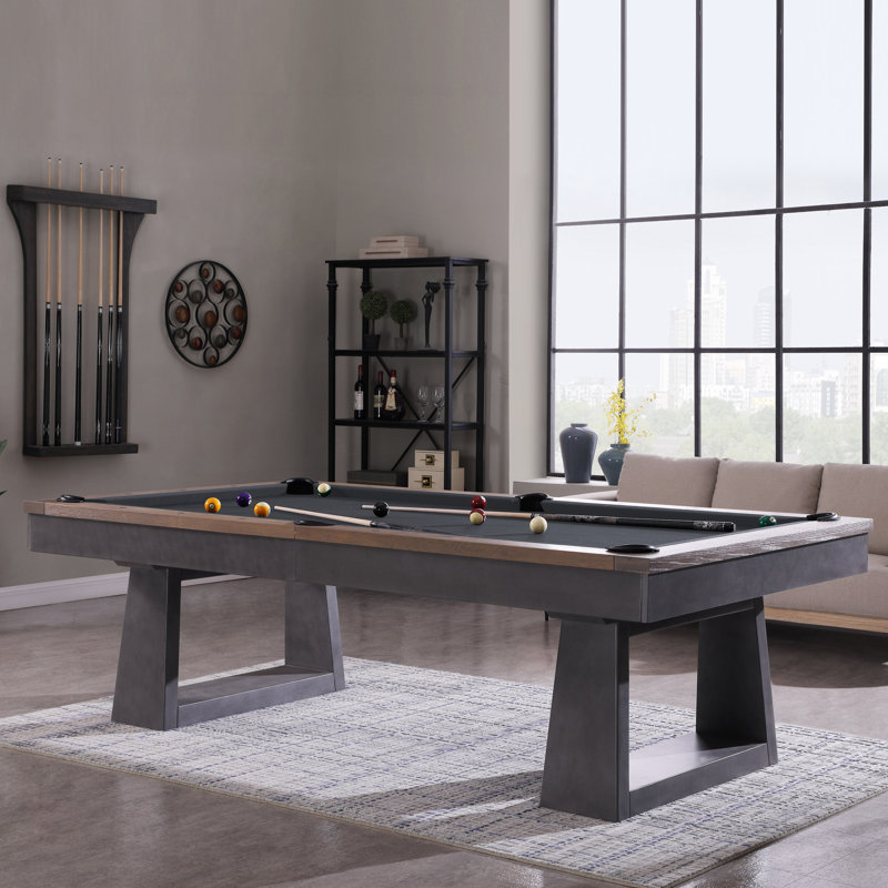 Table de billard en ardoise 8 pi HESTON, Gris anthracite imperméable