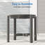 Table d'appoint ronde extérieure, petite table de bout en PEHD Adirondack, table d'appoint de patio facile à nettoyer pour la cour, la piscine, le porche, le jardin et la pelouse-736180089