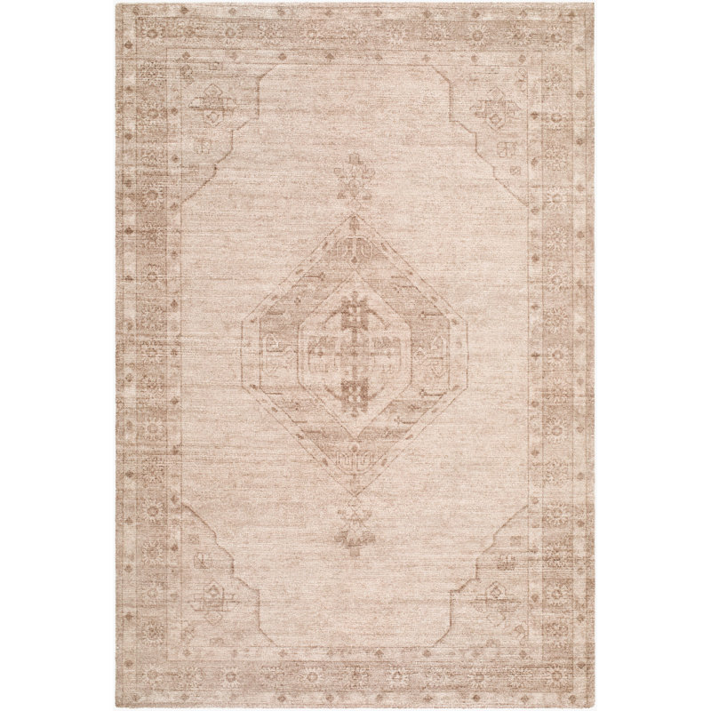 Tapis unique touffeté à la main, Rectangle 5 pi x 7 pi 6 po