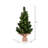 Vickerman Spruce Sapling Artificial Christmas Tree 1.58' H Artificial Spruce Christmas Tree