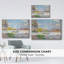 Monet, reproduction d'art encadrée sur toile par Claude Monet-92491953-92491954