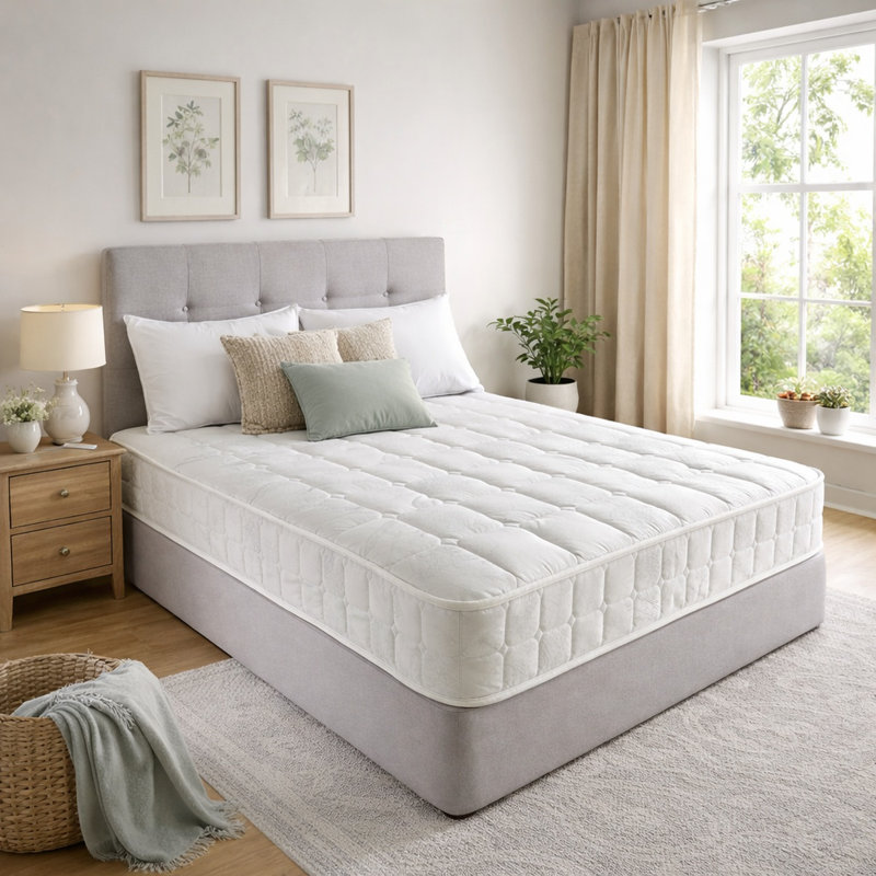 Sareer Furniture Open Coil Mattress, Super King (6')
