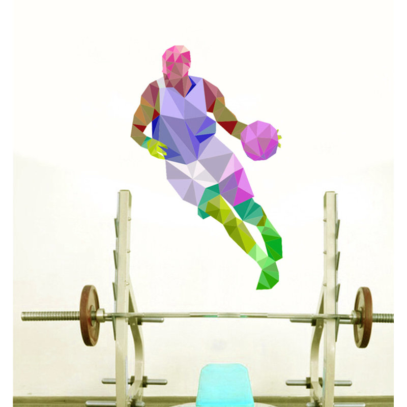 Sports Wall Decal, 33" H x 49" W