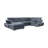 Anjennette Velvet U-Shaped Sectional-2127638830
