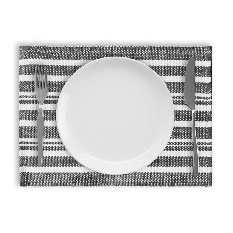 Napperon en coton 6 po Alvaro Broadway, Gris