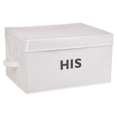 His Fabric Box