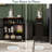 Movable Gap Cabinet, Narrow Storage Cabinet-114193757