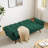 Linen Sleeper Couch, Convertible Futon Sofa Bed,75" W Modern 3 Seater  Sofa with Adjustable Backrests and Solid Wood Legs for Small Spaces, Living Room, Bedroom-607877268