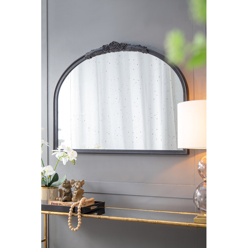 Miroir décoratif Langosta Bingley, Noir, H 40 po x l 30 po