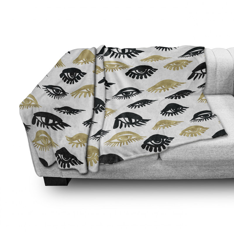 Hand Woven Throw Blanket, 70" W x 90" L
