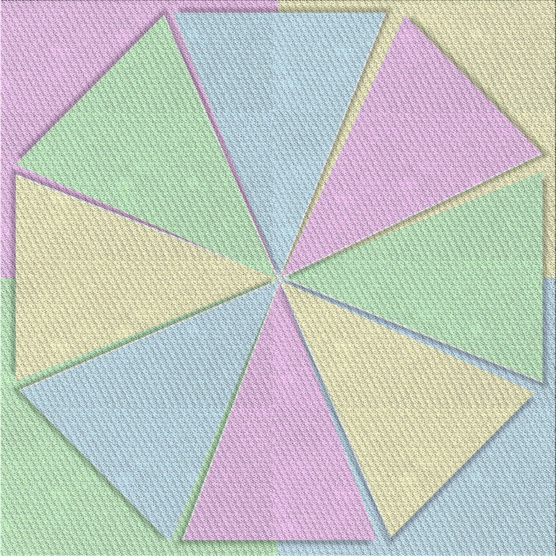 Motif géométrique rose Tapis décoratif, Rectangle 2 pi x 5 pi