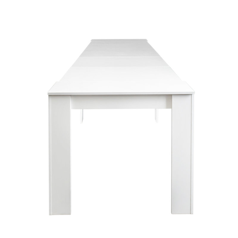 Console multifonctionnelle extensible, Blanc, H 30,71 po x L 118,11 po x l 35,43 po