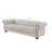 Chesterfield sofa beige linen fabric