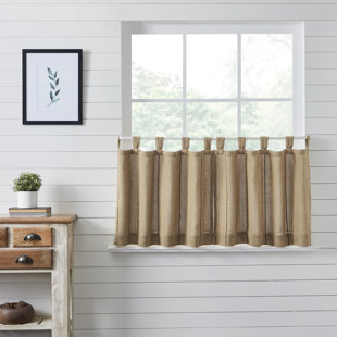 Tan Buffalo Plaid Valances for Kitchen, Thick Buffalo Check Gingham Valance  Curtains for Windows Kitchen Cafe Curtains, 52x15 Inches 