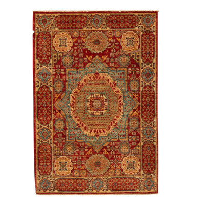 Oriental Area Rug in Brown