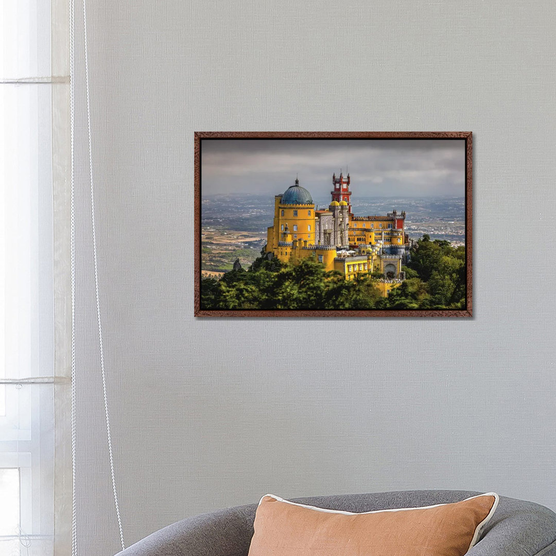 Portugal Park And National Palace Of Pena In The Clouds III von Alex G Perez - Gallery-Wrapped Canvas Giclée